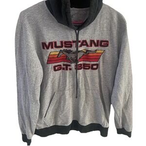 FORD MUSTANG GT‎ 350 Hoodie Lucky Brand PULLOVER SWEATSHIRT MEN'S MEDIUM Y2K